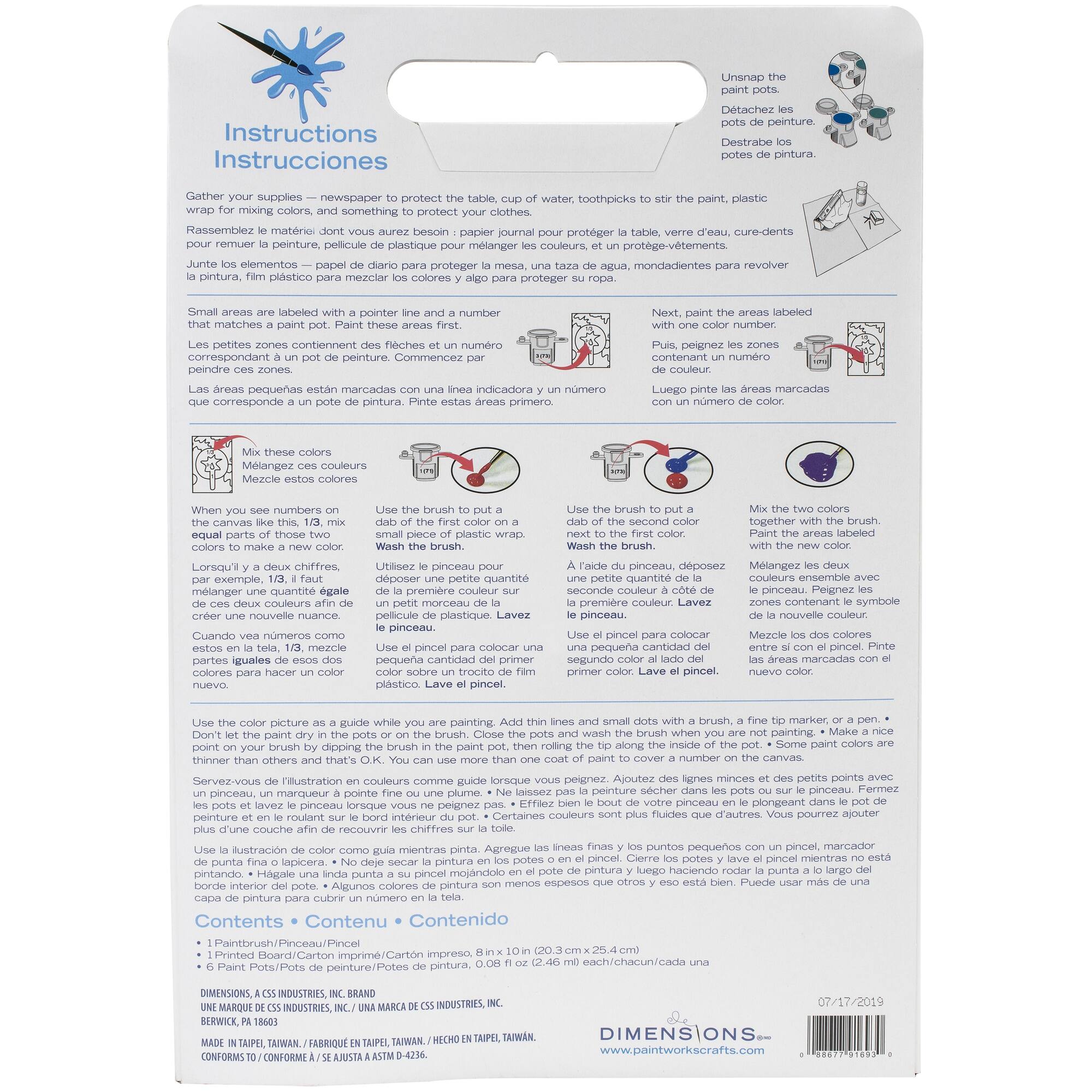 Dimensions® PaintWorks™ Dog Love Paint-by-Number Kit